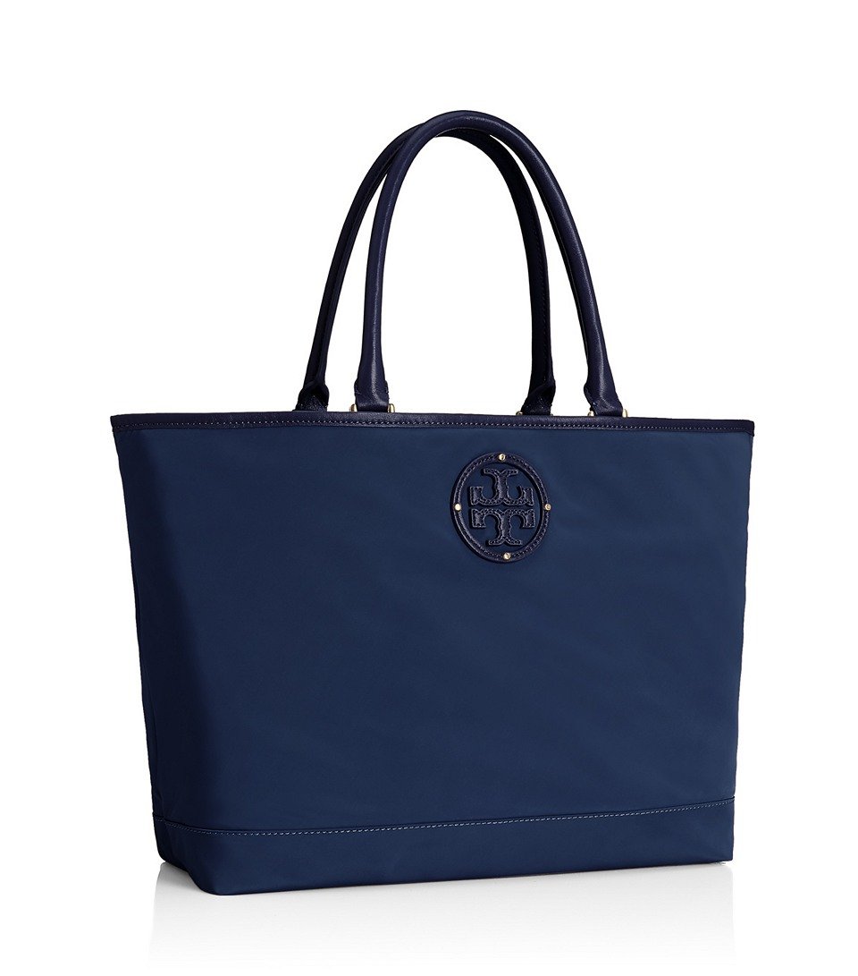 tory burch stacked logo tote