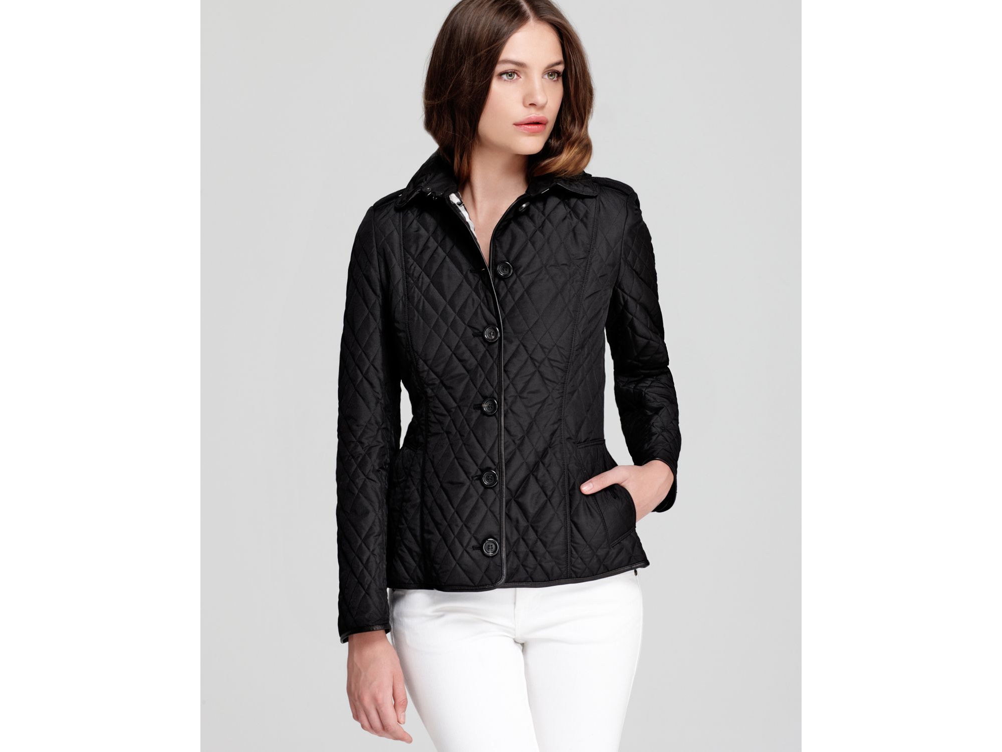 Lyst - Burberry London Jacket Enderwoodlt Quilted in Black