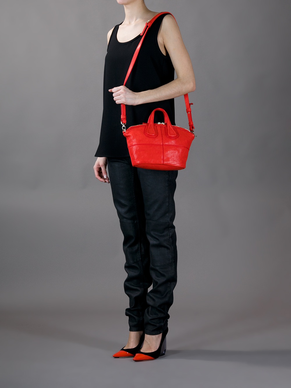 givenchy nightingale mini tote in lyst givenchy nightingale mini tote in lyst