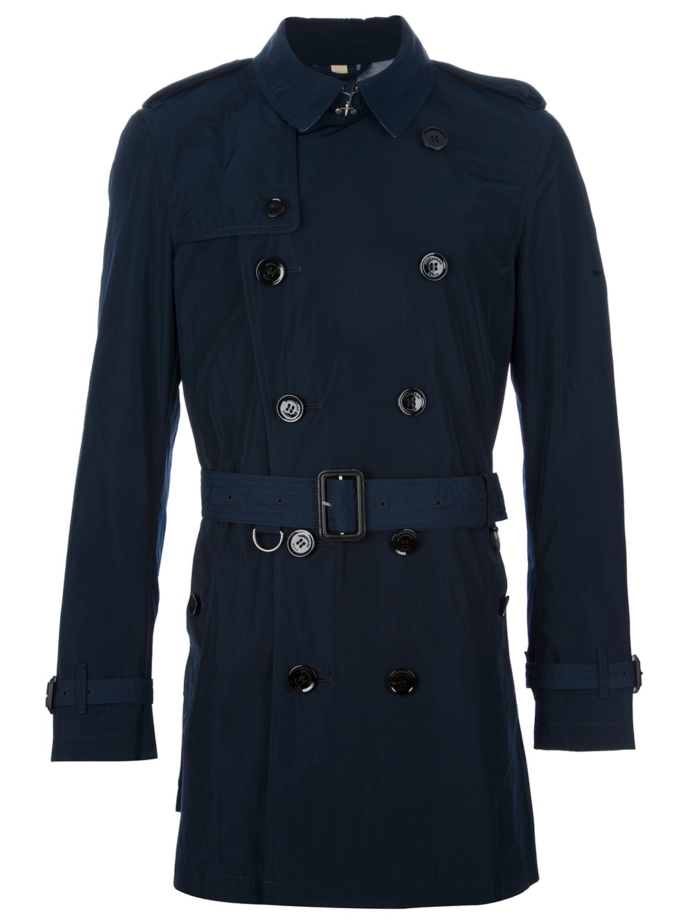 Lyst - Burberry brit Britton Trench Coat in Blue for Men