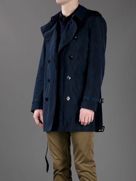Burberry Brit Britton Trench Coat in Blue for Men (navy) | Lyst