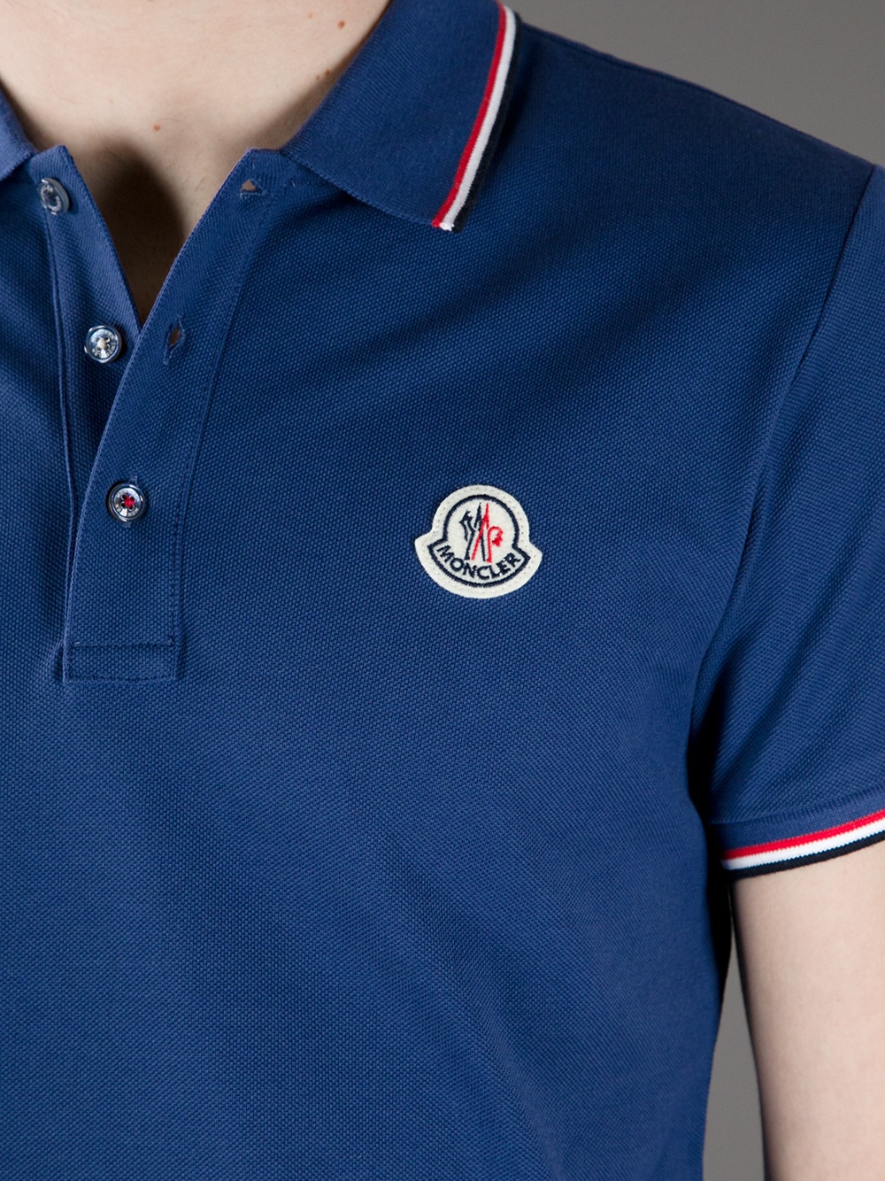 moncler blue polo shirt moncler blue polo shirt