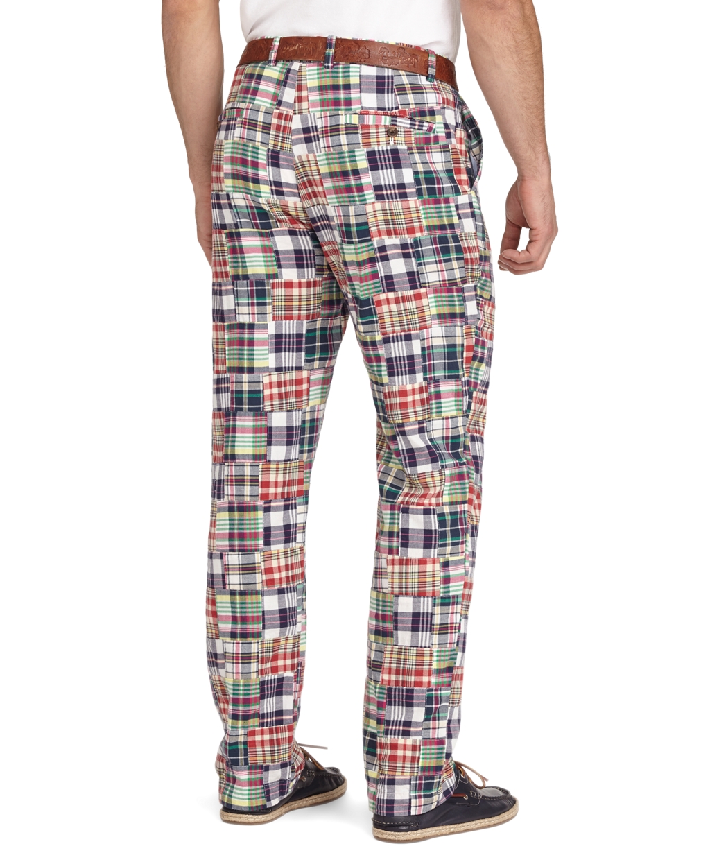 patchwork pants mens