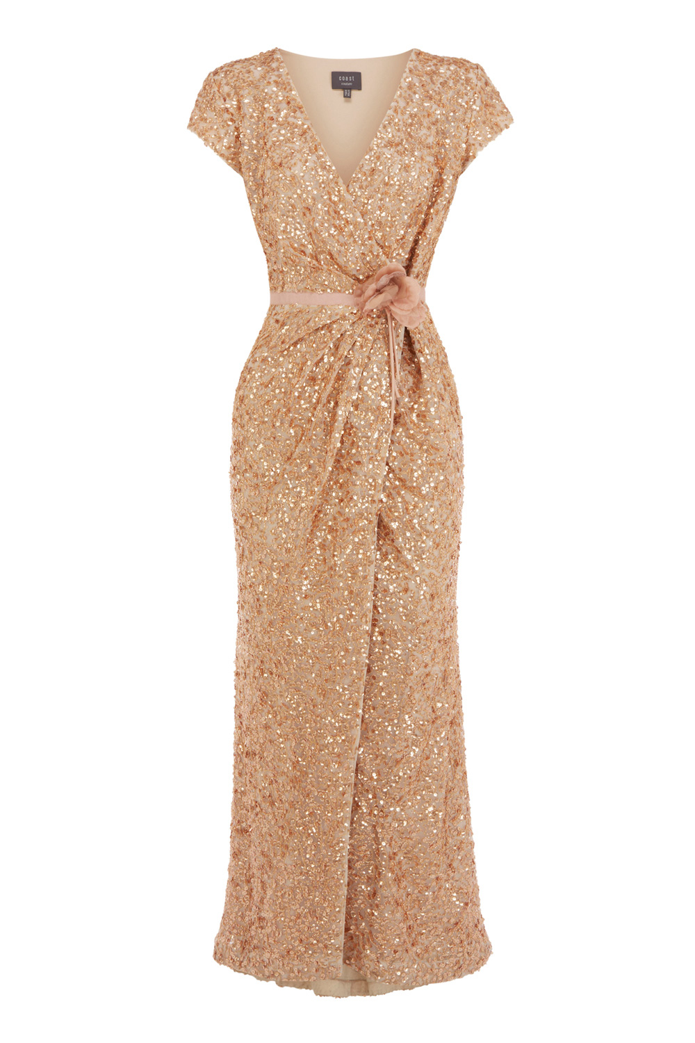 Lyst - Coast Tina Maxi Dress in Pink