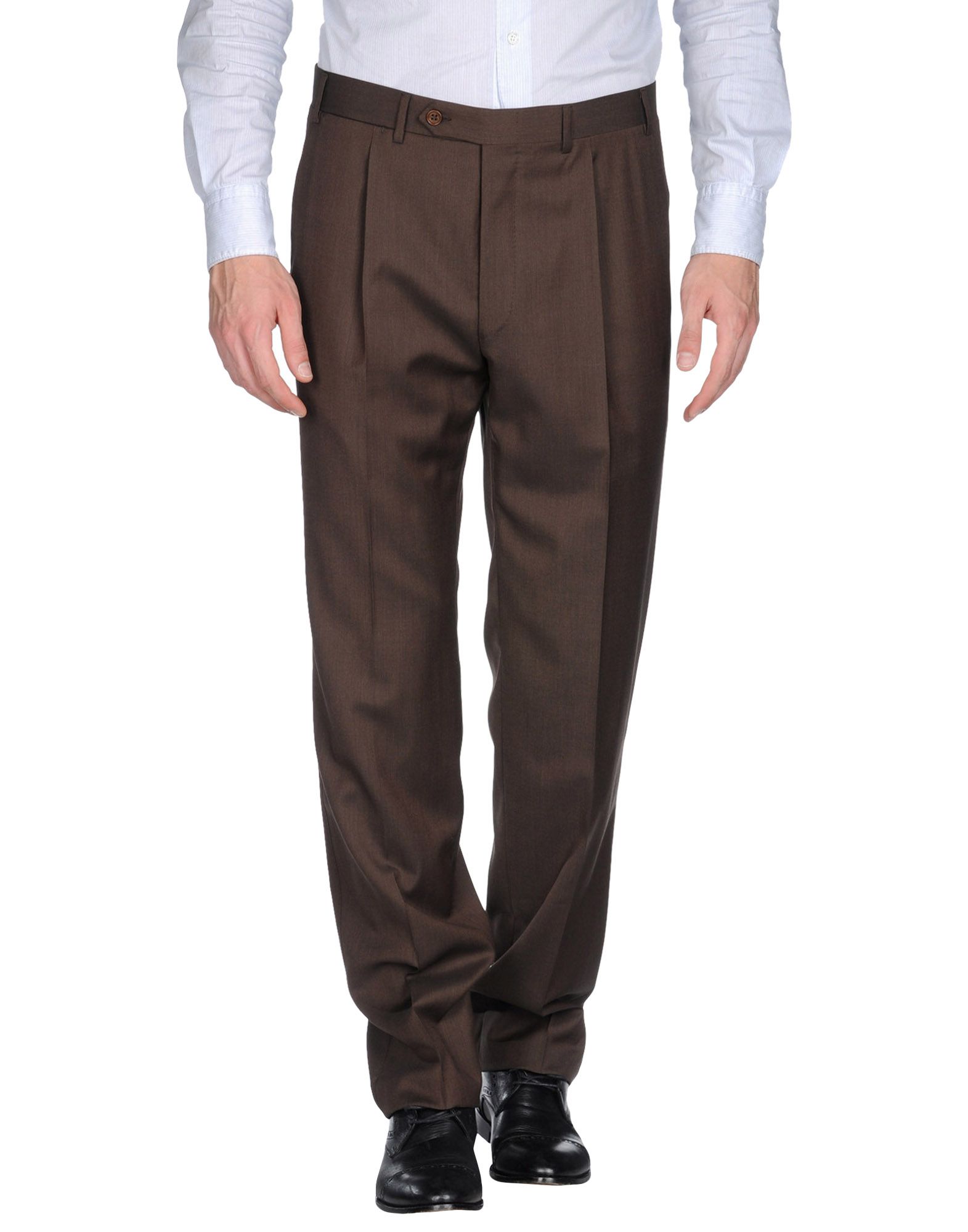 Canali Dress Pants in Brown for Men (cocoa) | Lyst
