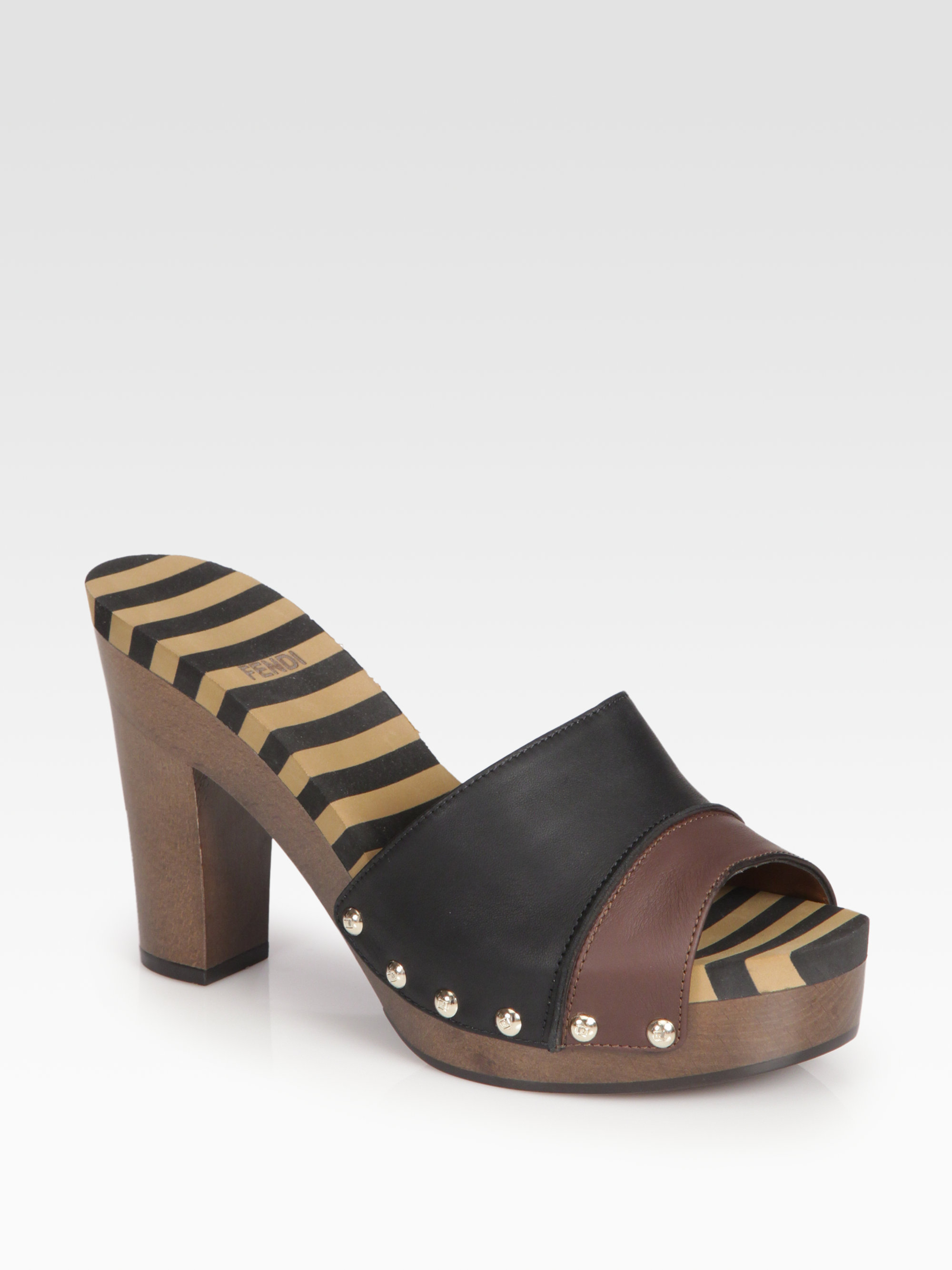 fendi clogs sale