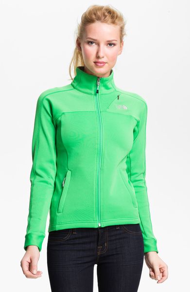 The North Face Momentum Fleece Jacket in Green (mojito green) | Lyst