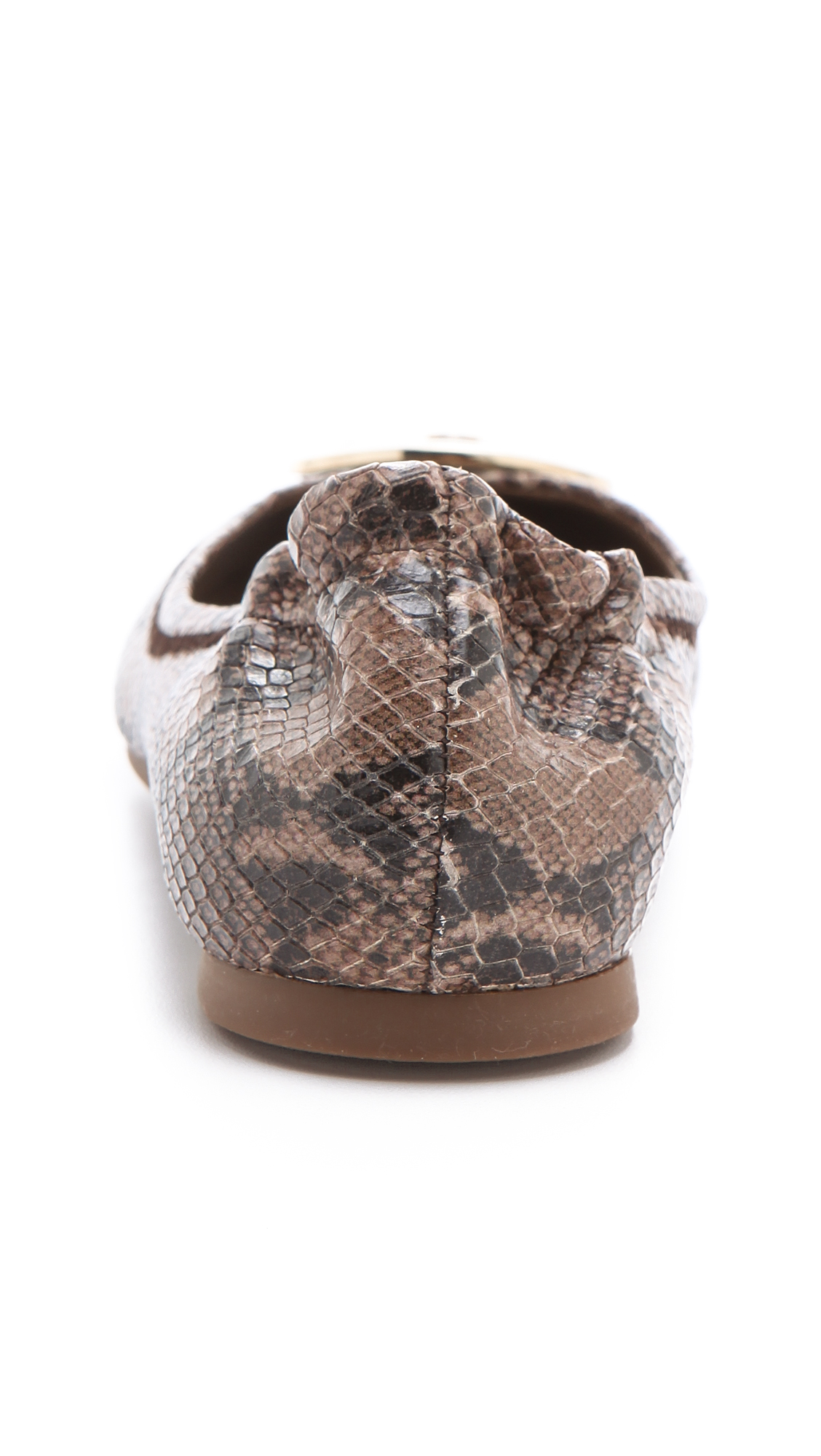 tory burch snake print flats