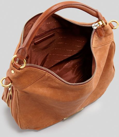 Marc By Marc Jacobs Washed Up Billy Hobo Bag in Brown | Lyst