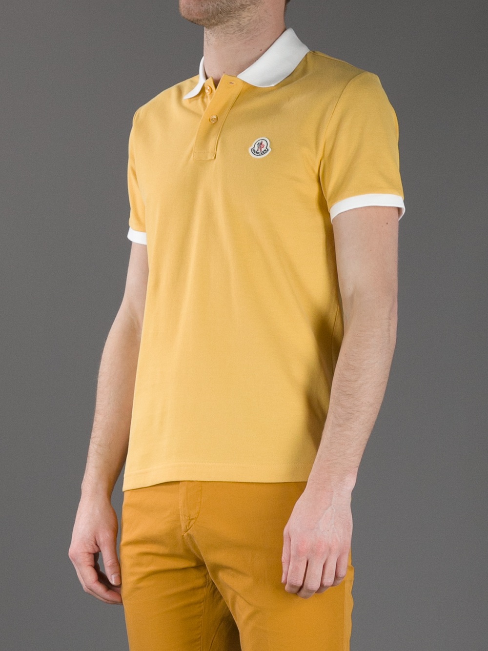 moncler yellow polo shirt moncler yellow polo shirt