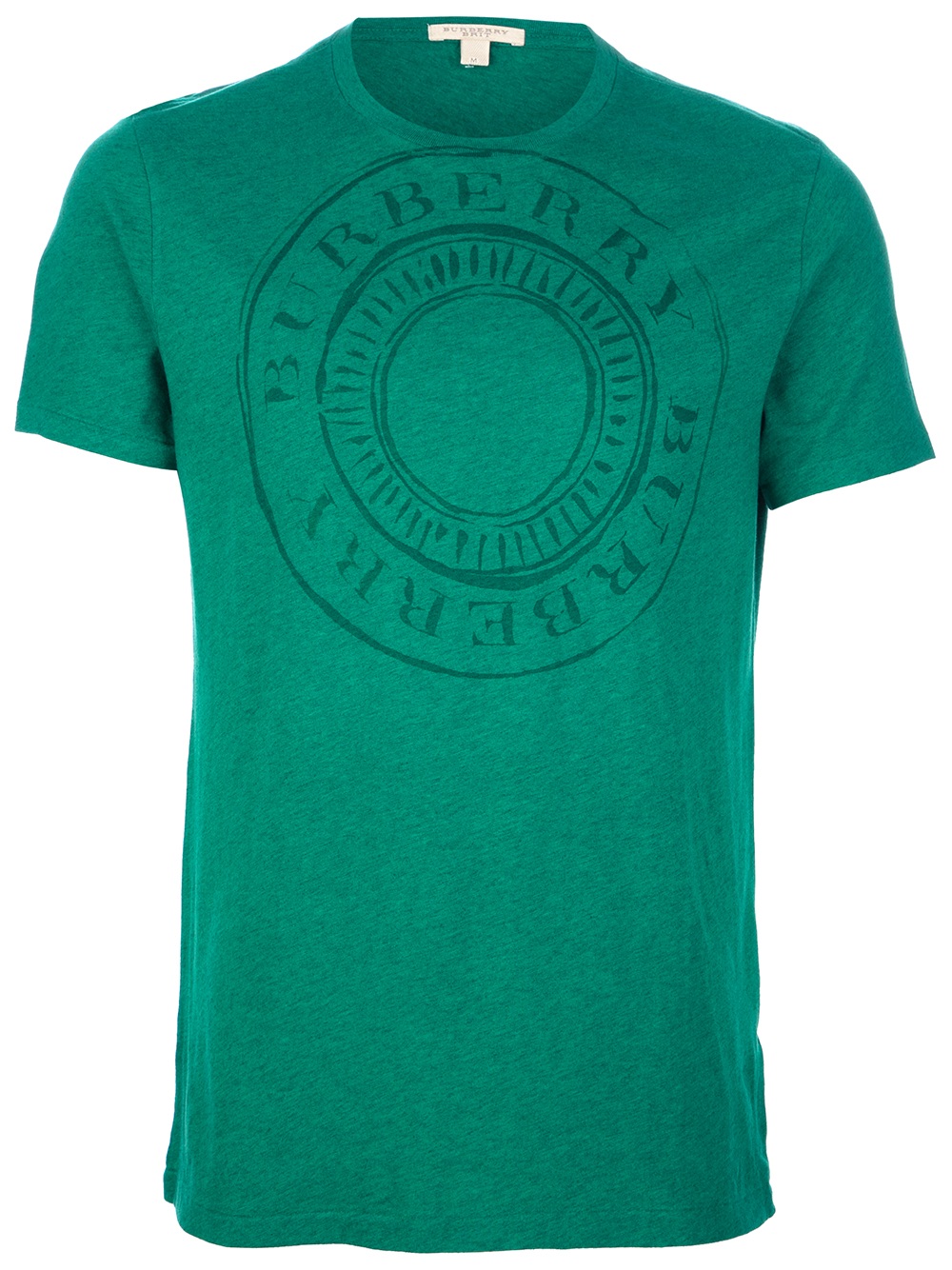 Burberry Brit Logo T-shirt in Green for Men | Lyst