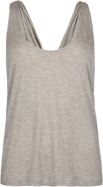 Allsaints Hume Top in Gray (grey marl) | Lyst