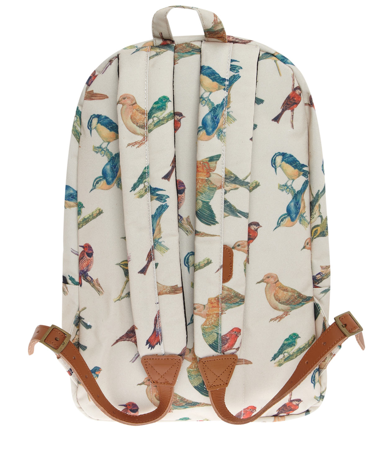 Lyst Herschel Supply Co. Cream Woodlands Bird Print Rucksack in White