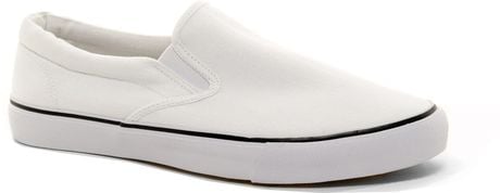 Asos Asos Slip On Plimsolls in White for Men | Lyst