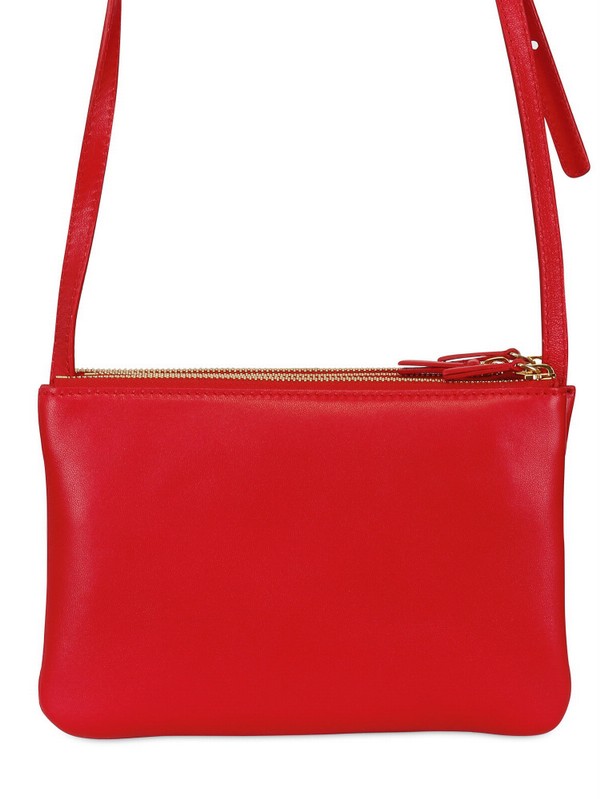 red celine trio bag