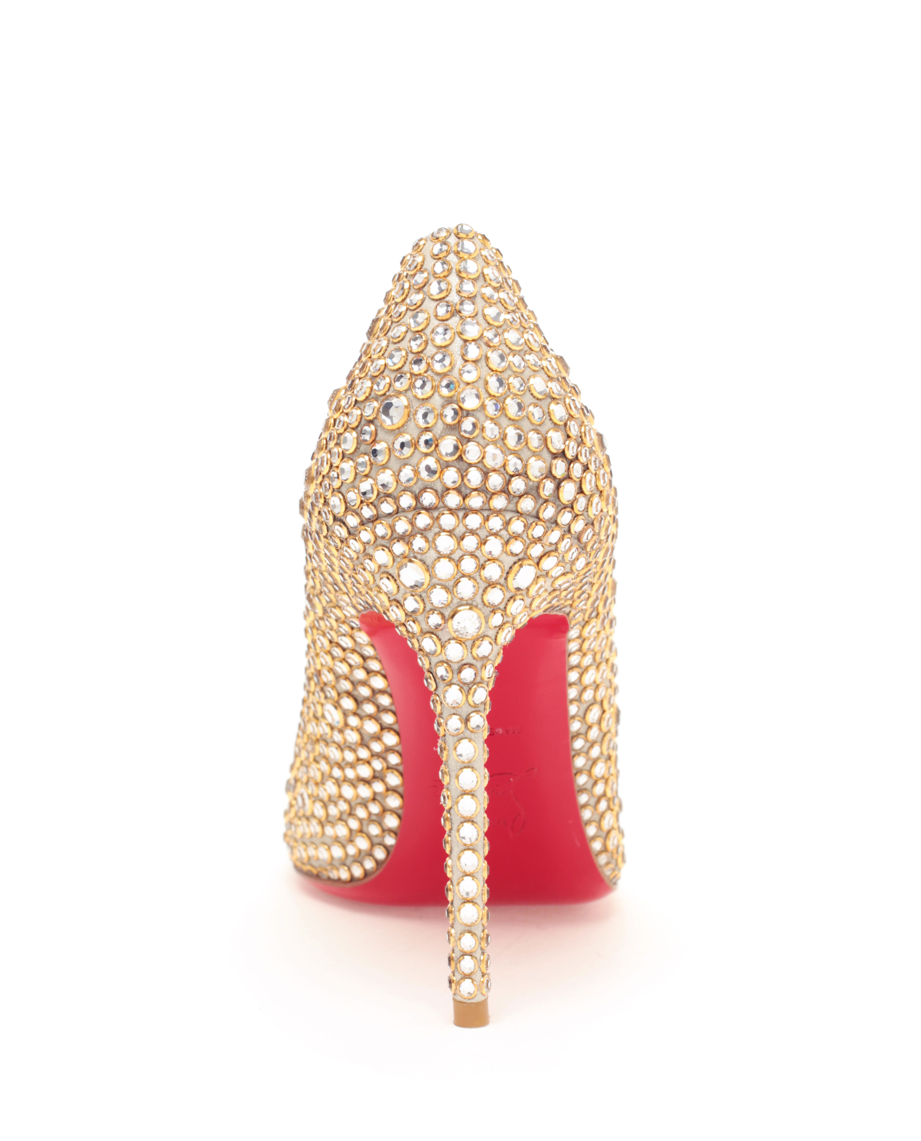 Christian louboutin Fifi Swarovski Crystal Embellished Pumps in ...  
