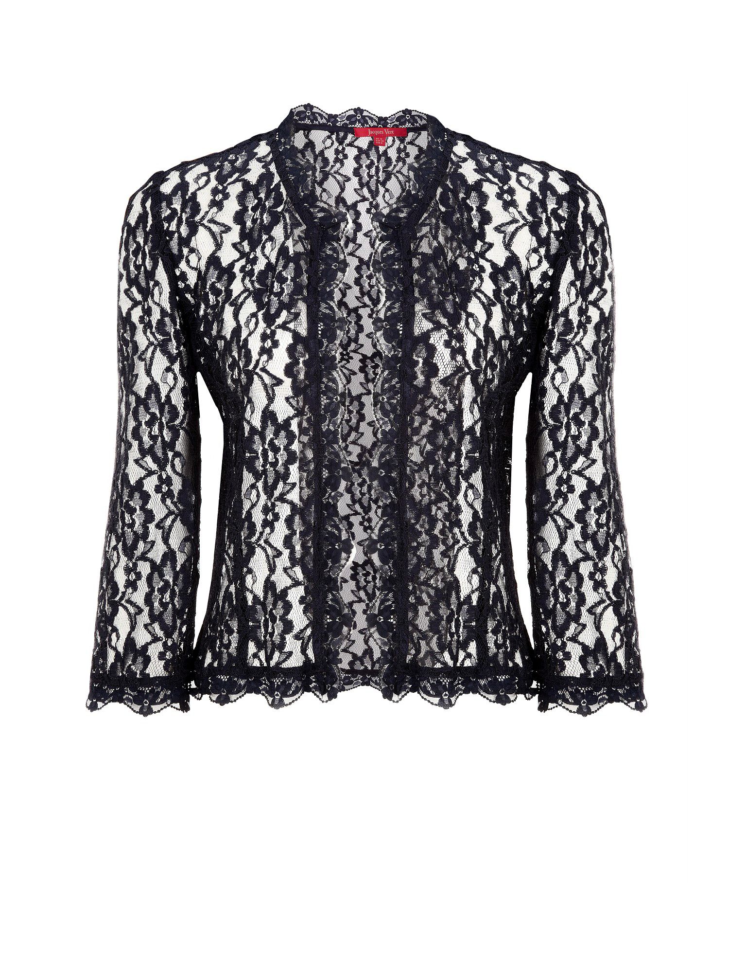 Jacques Vert Navy Lace Jacket in Blue (navy) | Lyst