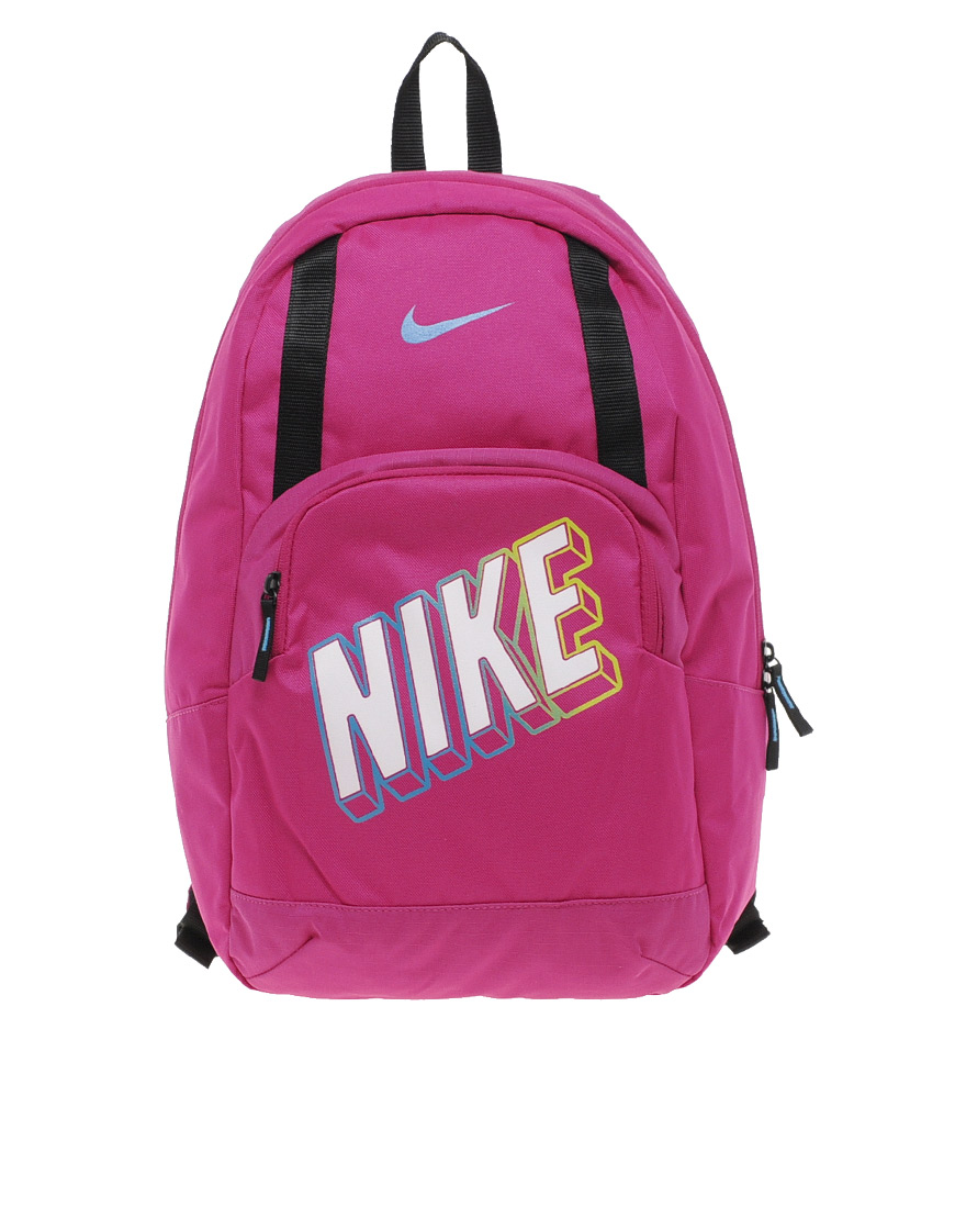 Nike Classic Sand Backpack in Pink (fireberry) | Lyst