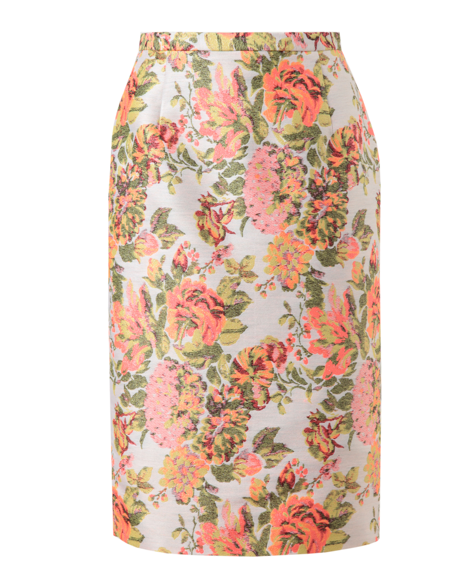 Stella Mccartney Floral Brocade Tailored Pencil Skirt in Multicolor | Lyst