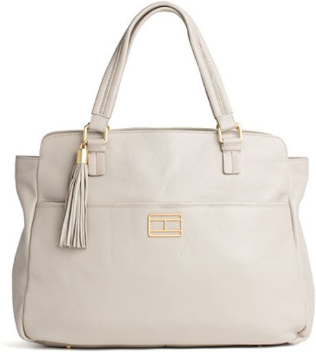 Tommy Hilfiger Taryn Satchel in Beige (atmosphere) | Lyst