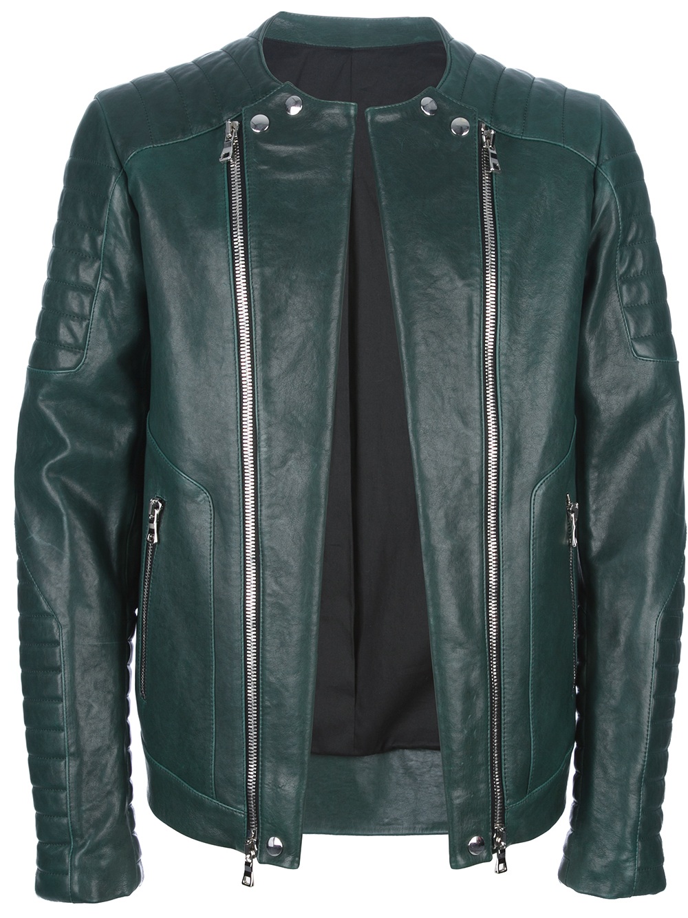 Balmain Green Leather Jacket 6am Mall Com Balmain Green Leather Jacket
