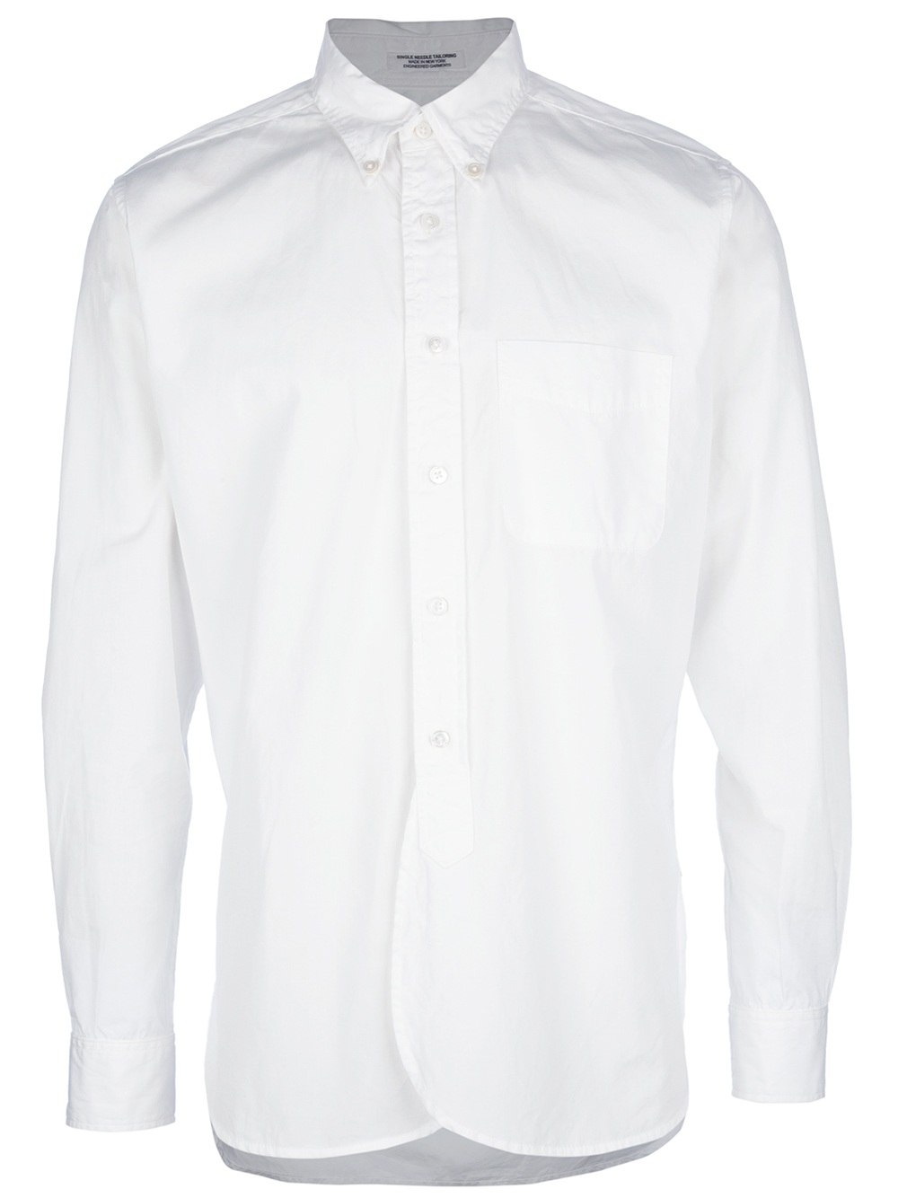 Engineered Garments 19th Century Broadcloth Shirt in White for Men | Lyst