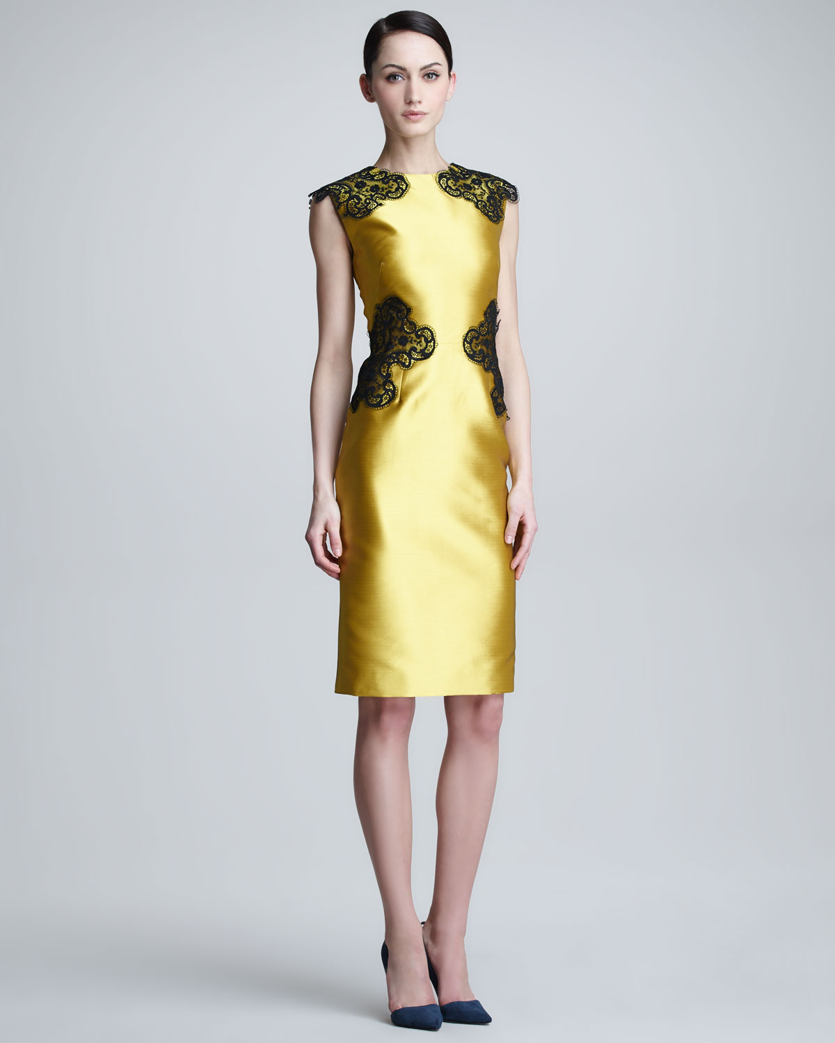 Satin Sheath Dress