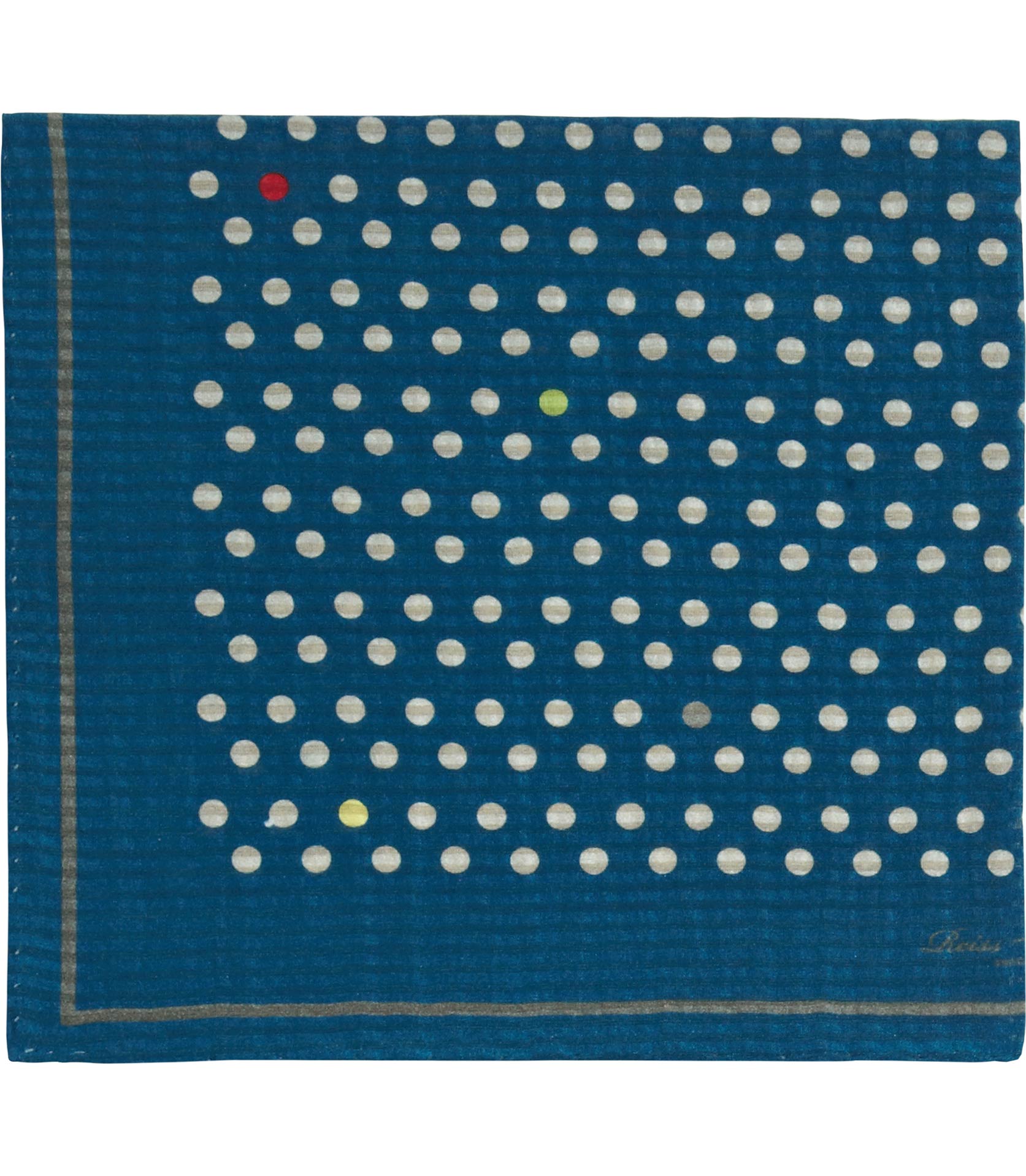 Reiss Starpow Irregular Polka Dot Print Pocket Square in Blue for Men ...