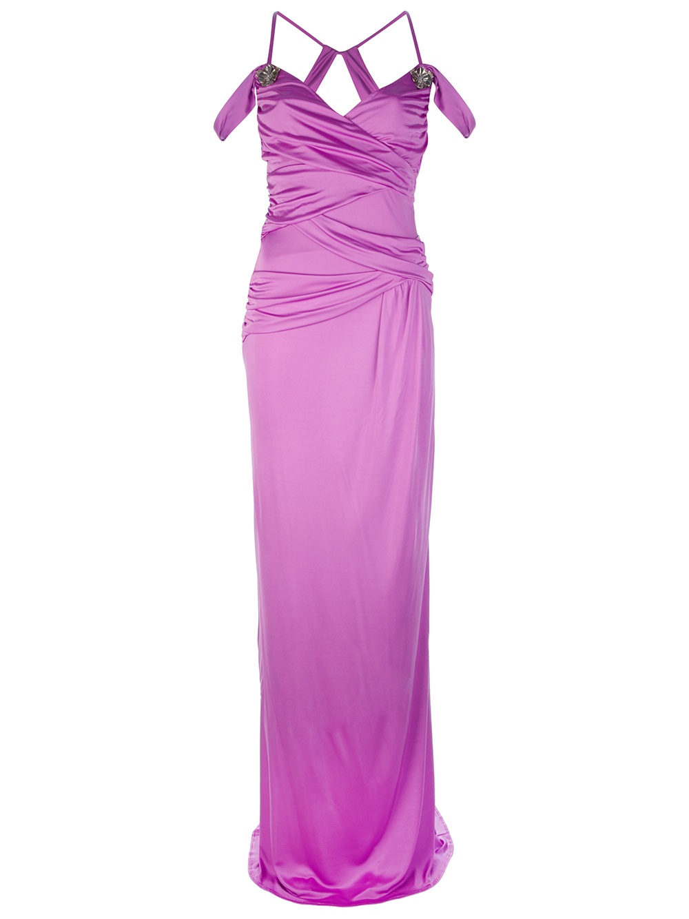 Roberto Cavalli Evening Dress in Purple | Lyst