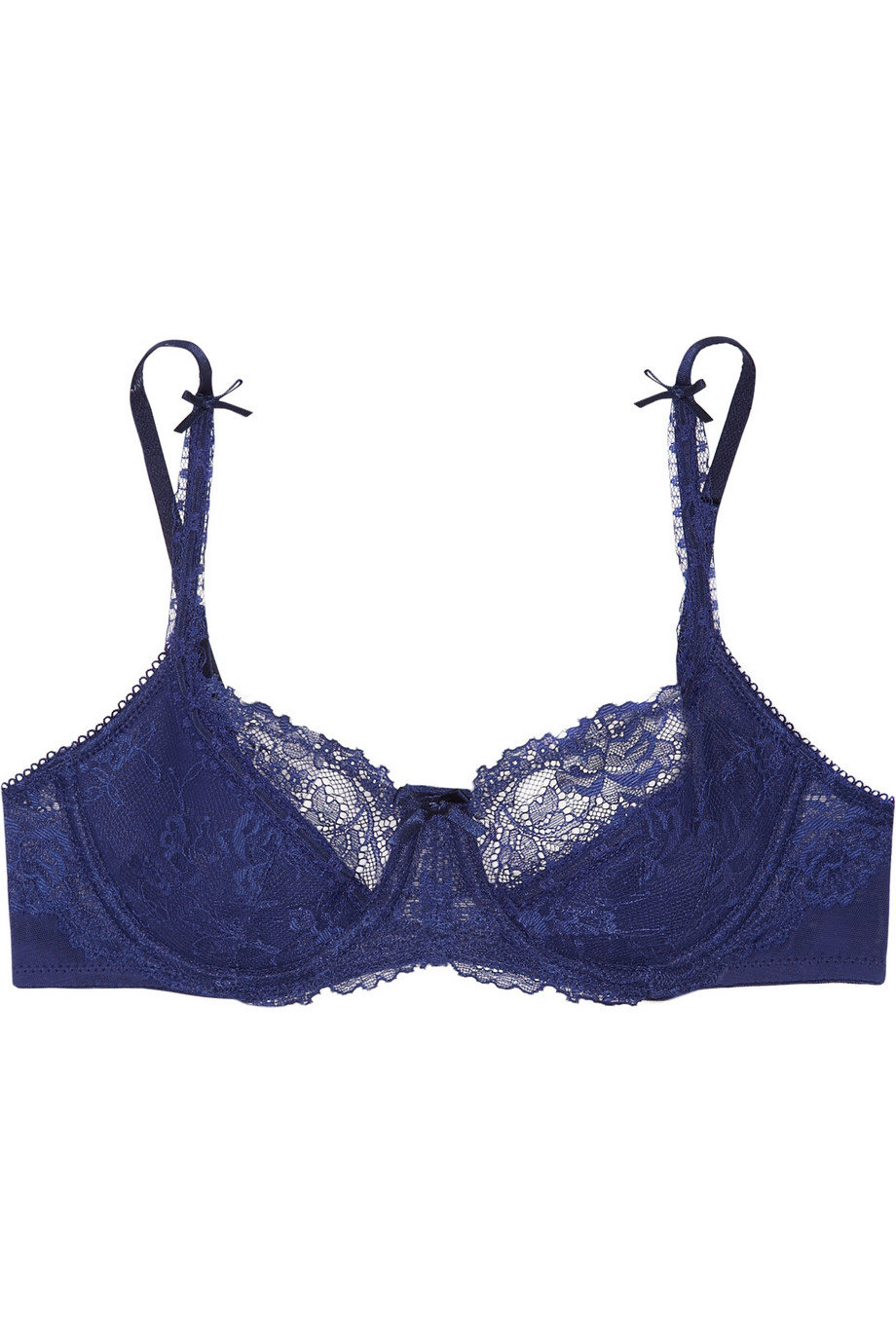 Elle Macpherson Artistry Lace Contour Bra in Blue (navy) | Lyst