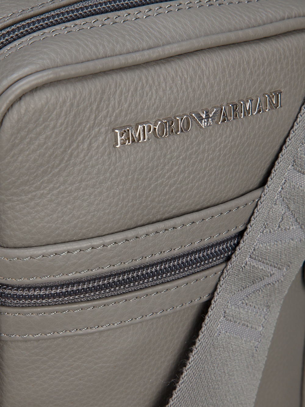 Lyst Emporio Armani Crossbody Bag in Gray for Men