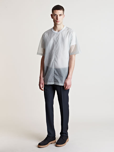 Lyst - Lanvin Translucent T-Shirt in White for Men