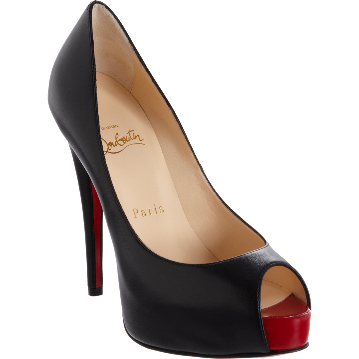 christian louboutin open toes pumps