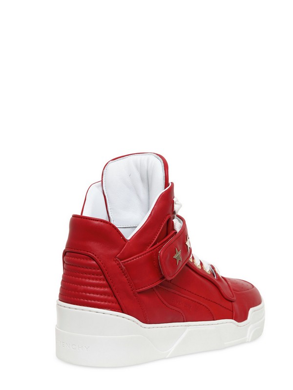 givenchy red high top sneakers