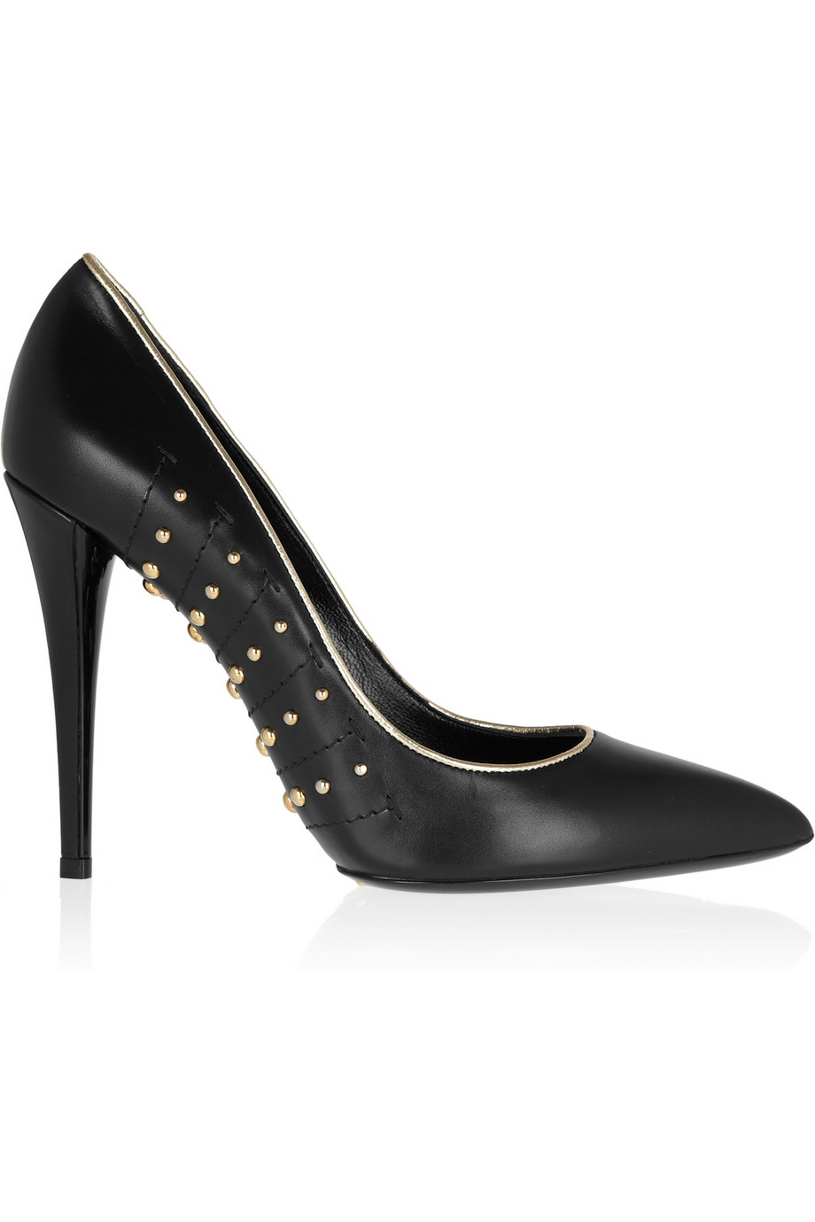 saint laurent studded heels