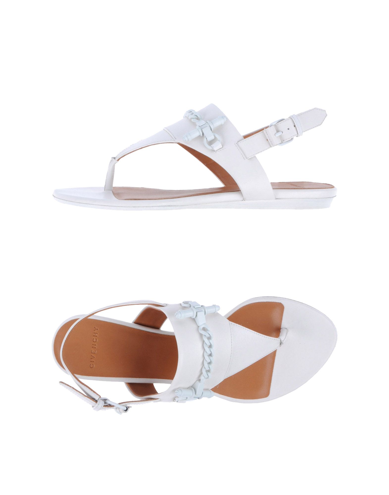 Givenchy Flip Flops in White | Lyst