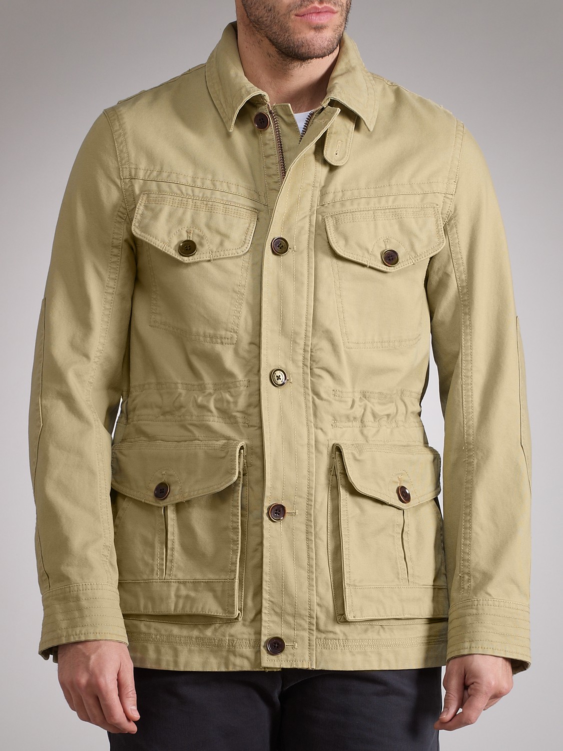 Lyst - Timberland Earthkeepers Abington Canvas Parka Jacket in Natural ...