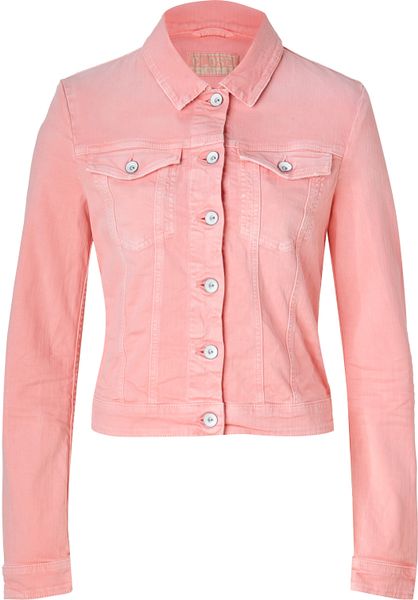 Closed Rose Madder Cotton Vauxhall Jean Jacket in Pink (rose) | Lyst