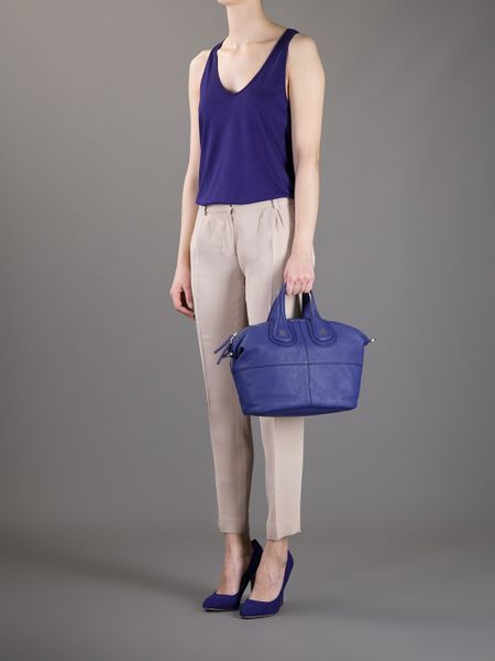 Givenchy Mini Nightingale Tote in Blue | Lyst