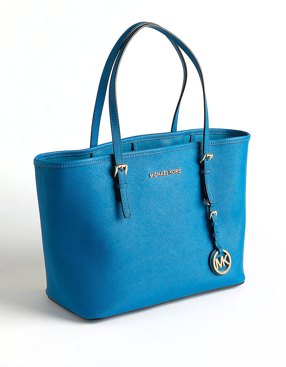 Michael Michael Kors Small Jetset Travel Tote Bag in Blue (turquoise ...