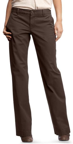 Gap Classic Khaki Pants in Brown | Lyst