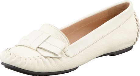 Kate Spade Illie Tumbled Leather Loafer Cream in Beige (cream) | Lyst