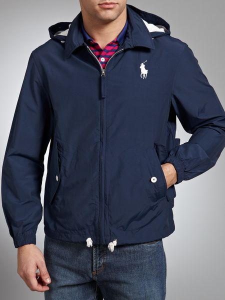 Polo Ralph Lauren Merion Windbreaker Jacket in Blue for Men ( french ...