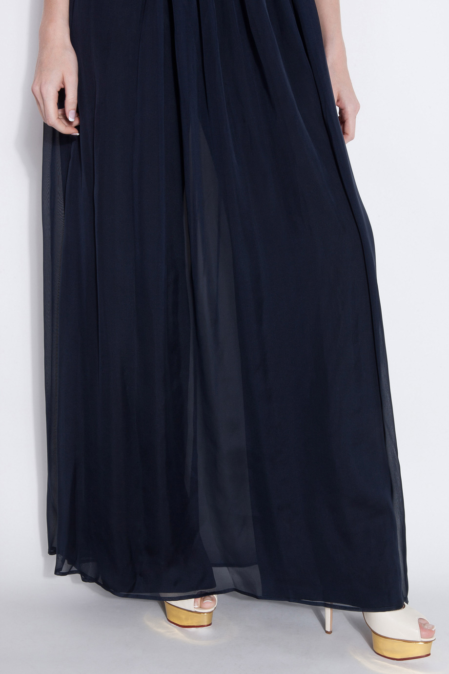 Martin grant Pants with Skirt Overlay in Black | Lyst