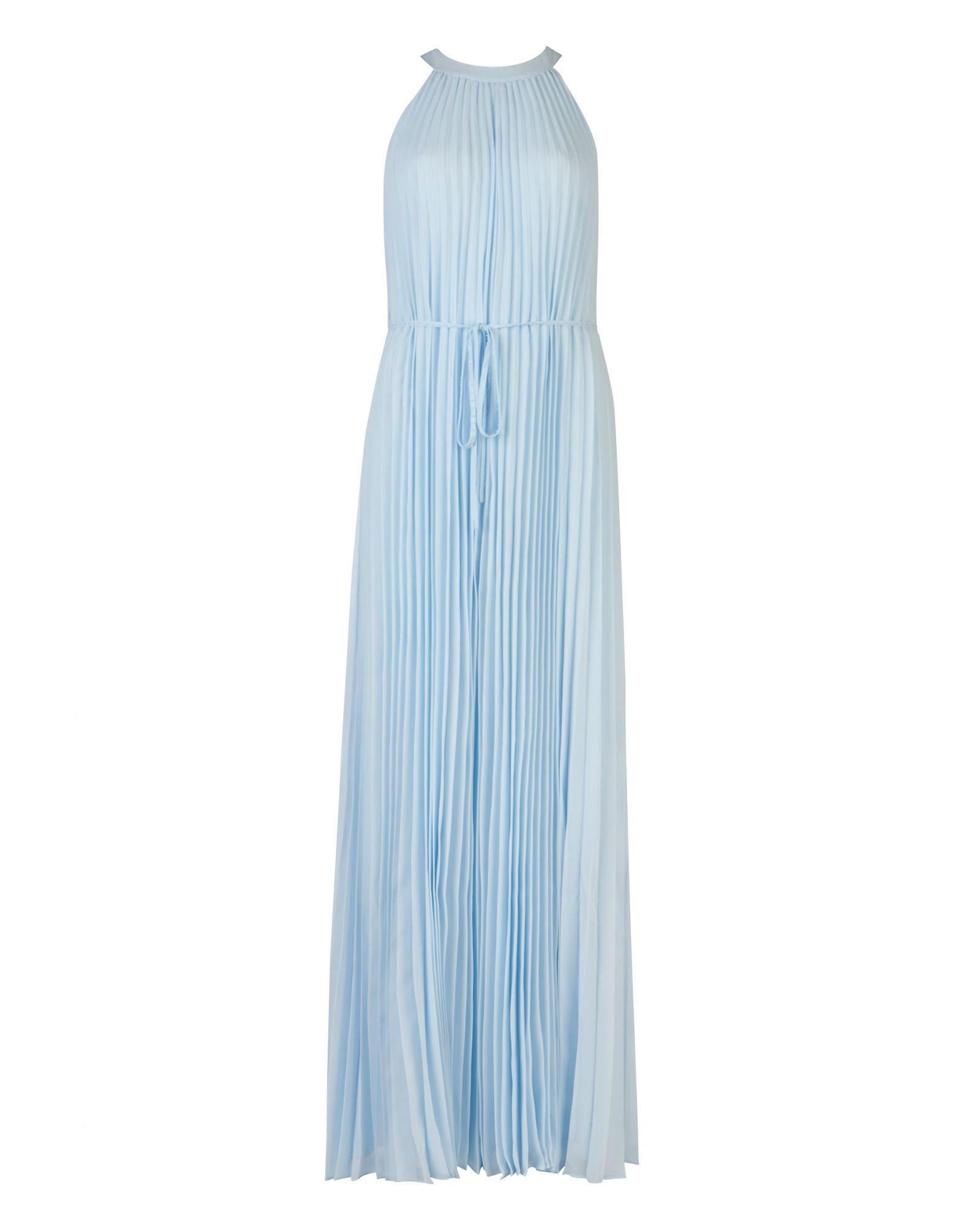 Ted Baker Haylea Pleated Maxi Dress in Blue (light blue) | Lyst