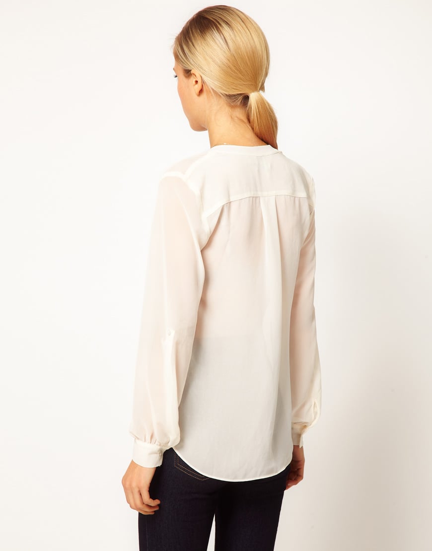 high neck blouse asos