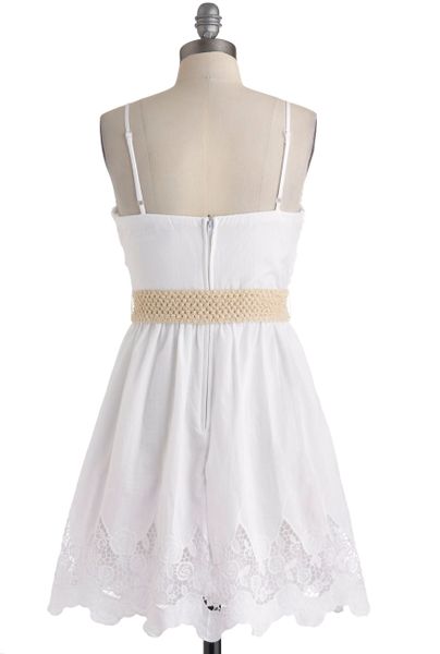 Modcloth Country Craft Festival Dress in White | Lyst