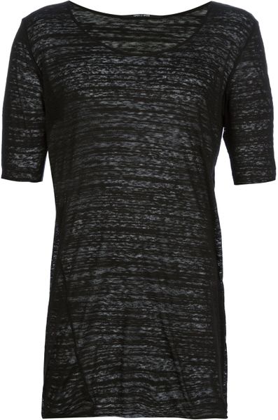 Lumen Et Umbra Semi Sheer Tshirt in Black for Men | Lyst