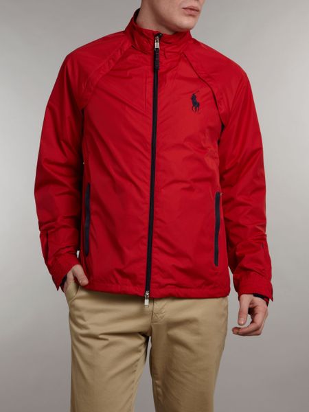 Ralph Lauren Golf Convertible Golf Windbreaker Jacket in Red for Men | Lyst