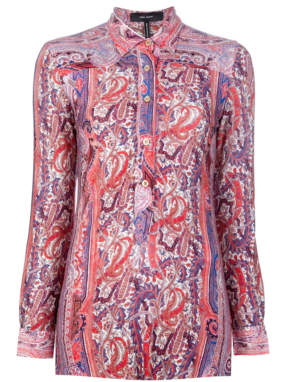 Lyst - Isabel Marant Paisley Shirt in Pink